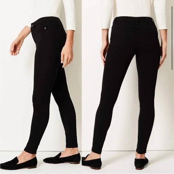 J. Jill Premium Flex High Rise Denim Legging Size 4 - Picture 7 of 10